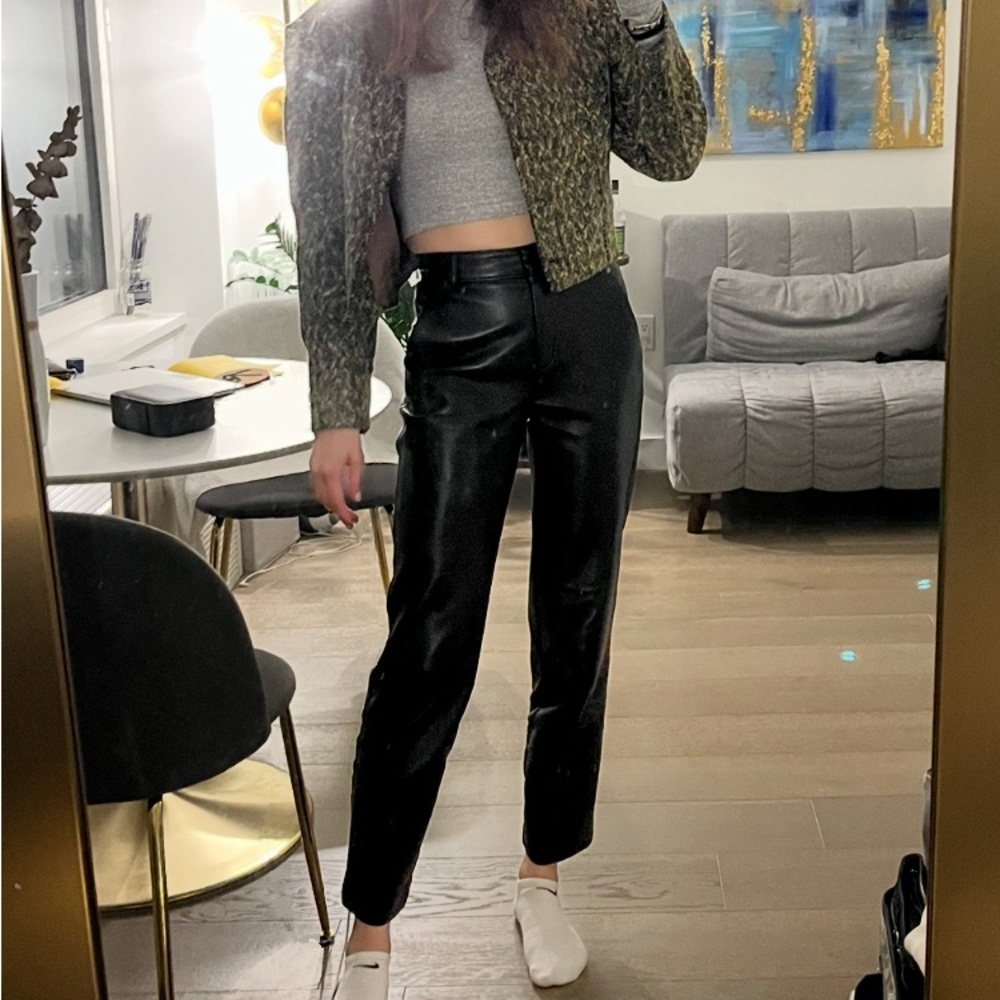 Babaton Faux Leather Pants